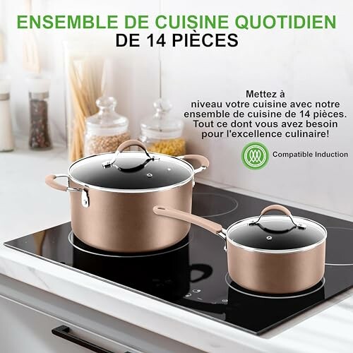 NutriChef Batterie de Cuisine